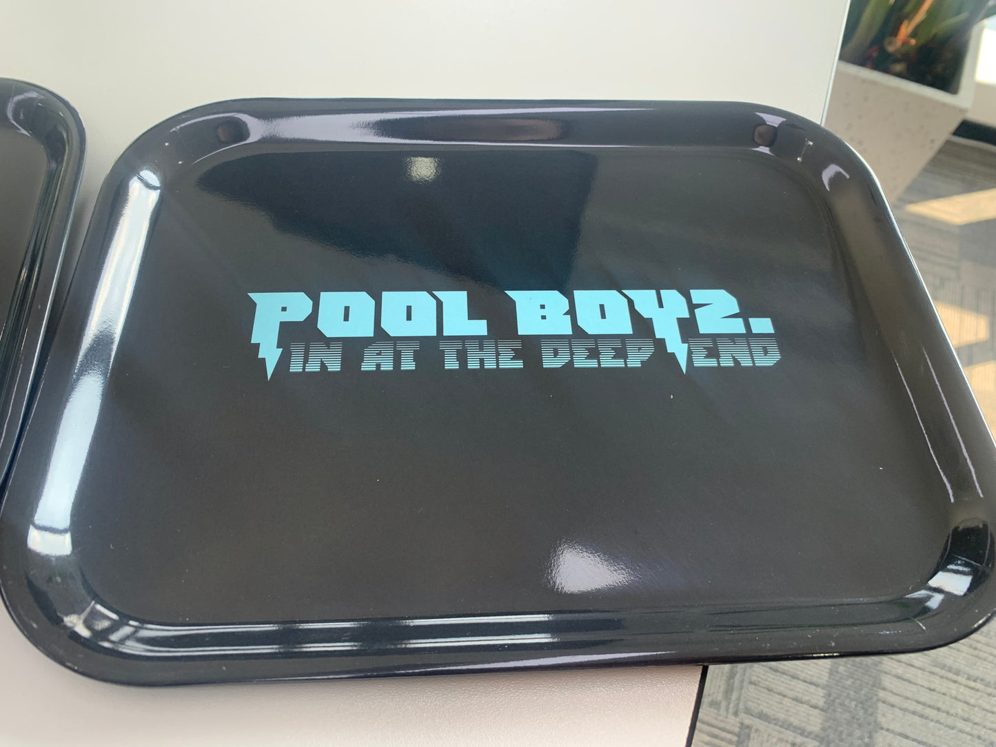 Blue logo Rolling Tray