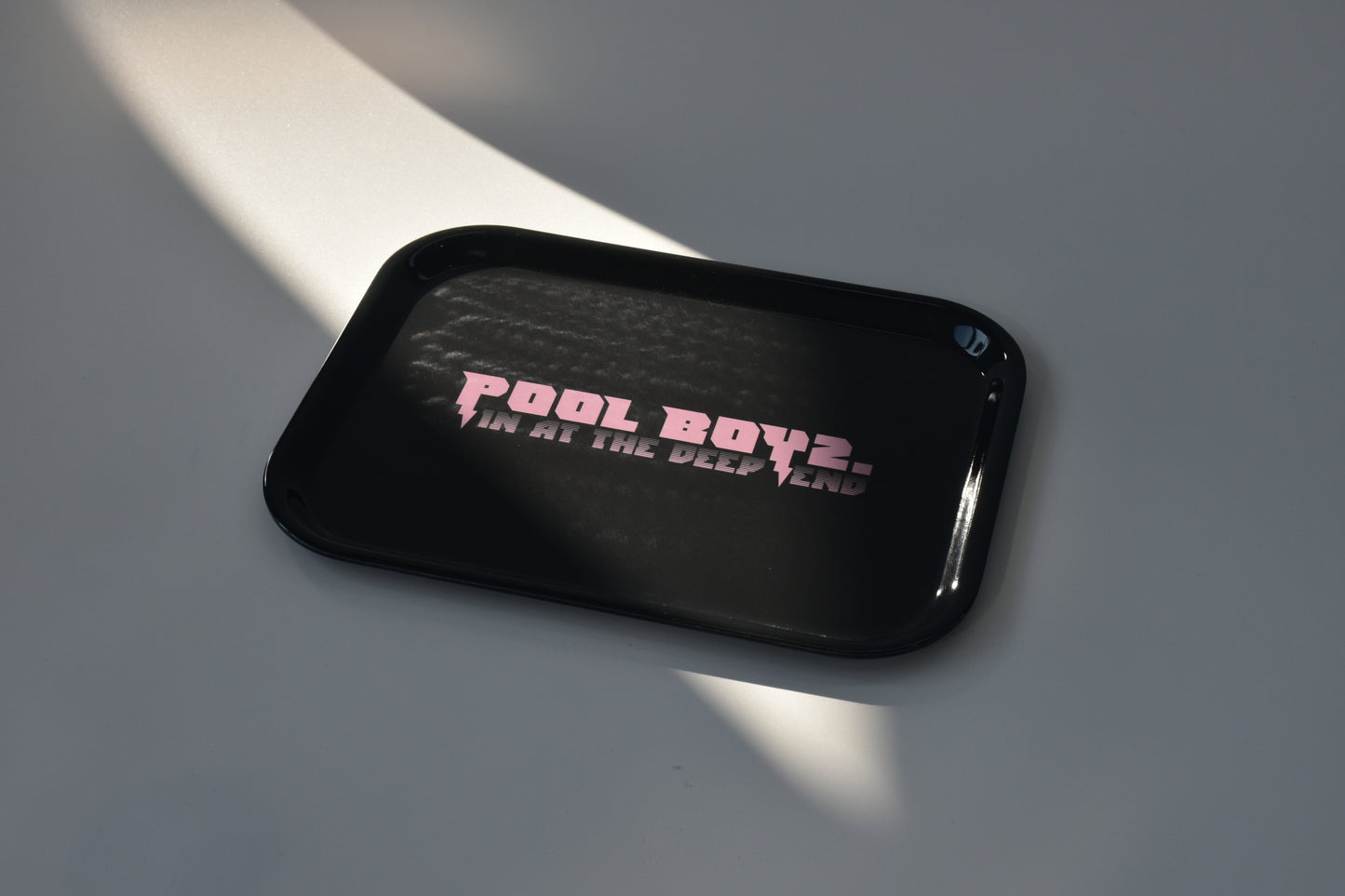 Pink logo Rolling Tray